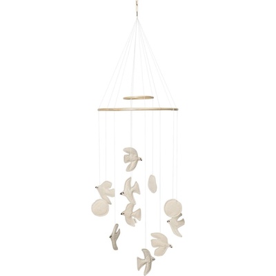 Ferm Living Висяща украса Swif Bird мръсно бяло (1104268735)