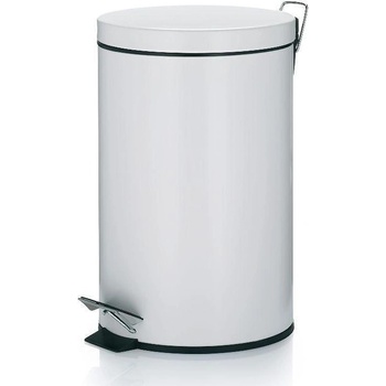 Kela Кош за отпадъци с педал KELA Monaco 12л, бял (1312)