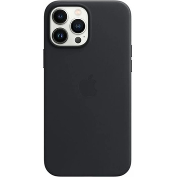 Image 1 of Apple Оригинален гръб Apple Leather Case with MagSafe за iPhone 13 Pro Max - Черен, MM1R3ZM/A