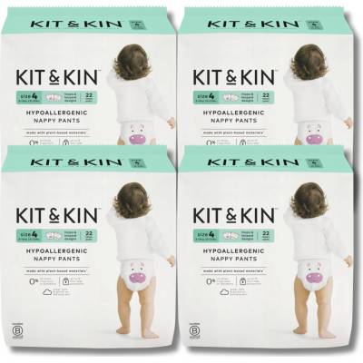 Kit & Kin Eko Nappy Pants Naturally Dry 4 22 ks