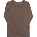 Joha Дамско мериносово термобельо Joha Women's Blouse L/S Merino base layer - Brown - размер XS (115-2767-0111)