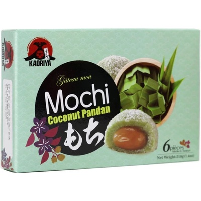 Royal family Mochi coconut pandan 210 g