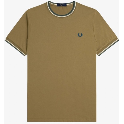 Fred Perry Тениска Fred Perry Twin Tipped T-Shirt - ShadedStone Z60