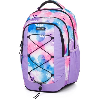 Oxybag Studentský batoh OXY Touch Watercolor fialová