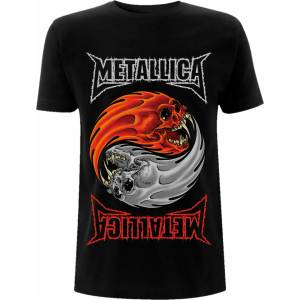 ROCK OFF мъжка тениска Metallica - Yin Yang - Черен - RTMTLTSBYIN