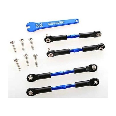 Traxxas биела 39/49mm алуминиева синя (2+2)