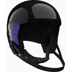 Salomon Детска скиорска каска Salomon Equipe Fis + Chinguard Jr black/flames