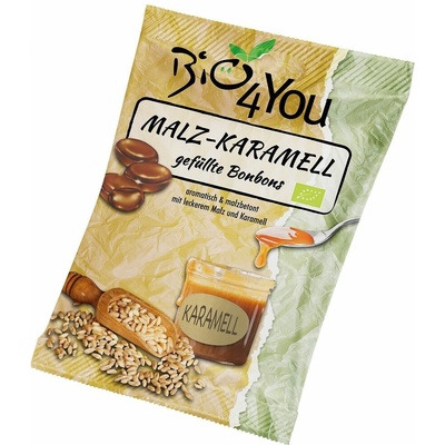 BIO4You Sladové karamelové bonbóny 75 g