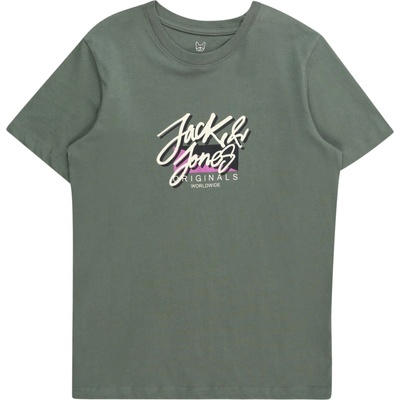 JACK & JONES Тениска 'Tampa' зелено, размер 140