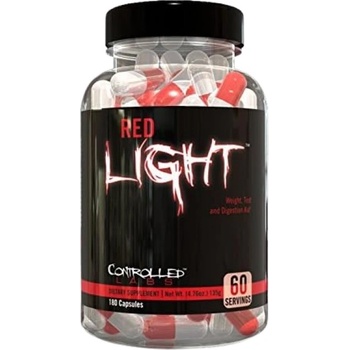 CONTROLLED LABS Red Light | Thermogenic Weight, Test & Digestive Aid [180 капсули]