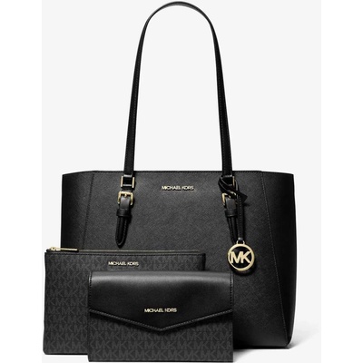 Michael Kors dámská kožená kabelka velká a crossbody 3v1 Charlotte černá – Hledejceny.cz