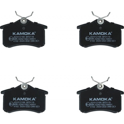 Sada brzdových platničiek kotúčovej brzdy KAMOKA JQ1012166 JQ1012166
