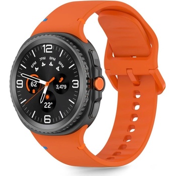 Tech-Protect Силиконова каишка за Samsung Galaxy Watch 8 / Classic (40 / 44 / 46 mm) от Tech-Protect Silicone - Sunburst Orange (5906302331130)