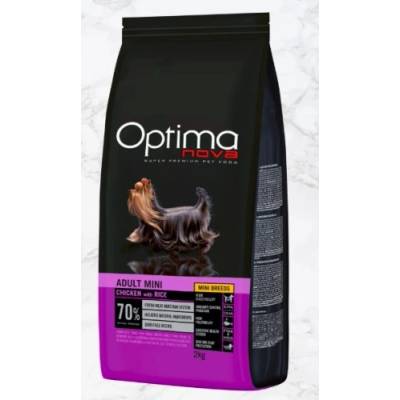 VISAN Optima nova adult mini chicken & rice (пиле и ориз) 65% месо grain free, Хипоалергична, Суперпремуим храна за кучета над 10 месеца 6 кг