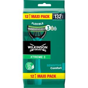 Wilkinson Sword Wilkinson Xtreme3 Sensitive Comfort MAXI PACK12 - Самобръсначки за еднократна употреба 12 броя