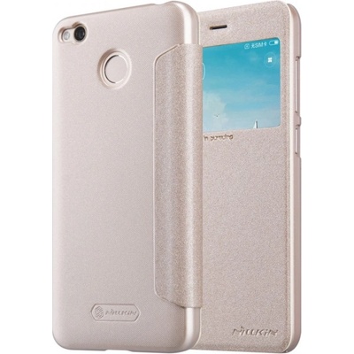 Xiaomi Redmi 4x Case Cover NILLKIN Sparkle PU Leather Flip Cover view W