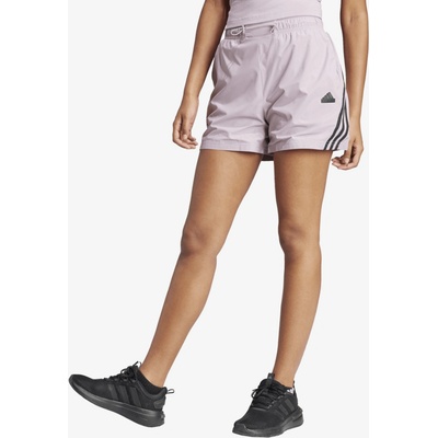 adidas kraťasy dámské s aplikací high waist IS3615 růžová