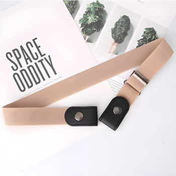 HARAHU Еластичен Колан - Слабо Кафяв kp22576 (22576)