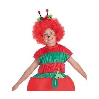 BigBuy Carnival Маскировъчен костюм за деца Червей Ябълка Размер Размер - 5-7 години