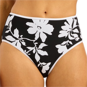 Seafolly Дамско бикини долнище Seafolly Mayflower High Waisted Pant Bikini bottom - Black - размер 34 (EU) (150-6639-0112)