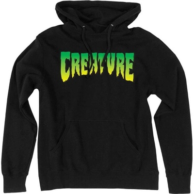Creature Logo P/O Hooded Heavyweight Sweatshirt Black Mens Black