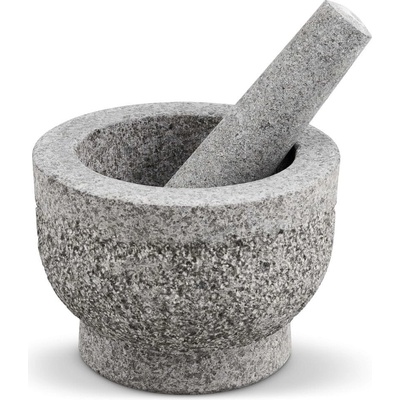 Cole&Mason Hmoždíř granitový s tloučkem průměr 15 cm světle šedý – Zboží Dáma