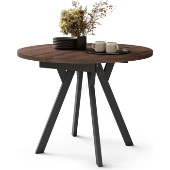 Mazzoni Трапезна маса artur дъб/черно (mz0099)