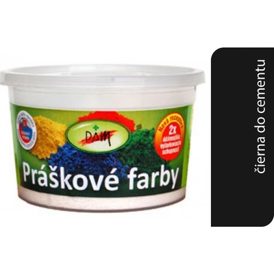 Pam prášková farba do cementu: čierna 2710 2,5kg