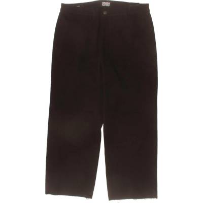 Urban Classics Pánské džíny volné černé bavlněné Černé