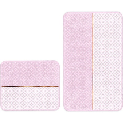 Mila Home Розови килими за баня в комплект 2 бр. 60x100 cm - Mila Home (Bathmat-2li-Set71)