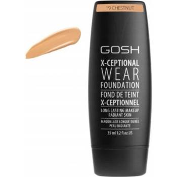 Gosh X-Ceptional Wear make-up jemný make-up Chestnut 19 35 ml