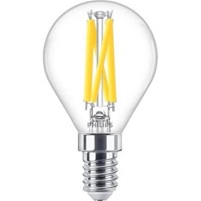 Philips LED žiarovka guľová E14 P45 3,4W = 40W 470lm 2700 teplé vlákno stmievateľné