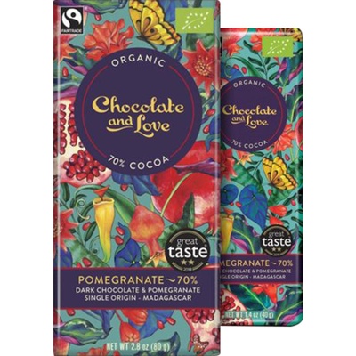 Chocolate and Love Pomegranate 70% 80 g
