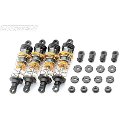CARTEN Sada hliníkových olejových tlumičů Rally 65 mm 4 ks