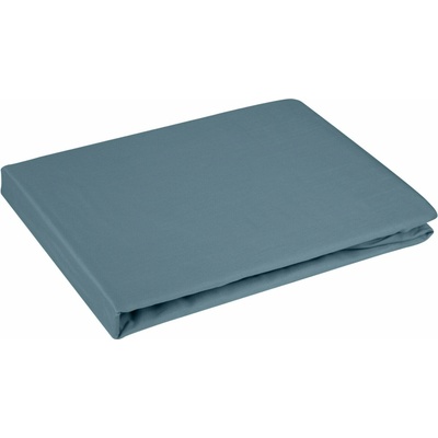 Eurofirany makosatén prestieradlo Dina tmavo tyrkysové 200X220x30