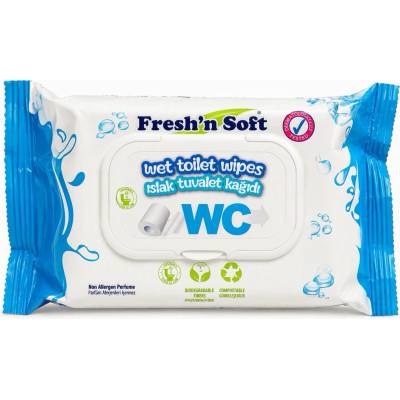 Freshn soft vlhky VEGAN 60 ks