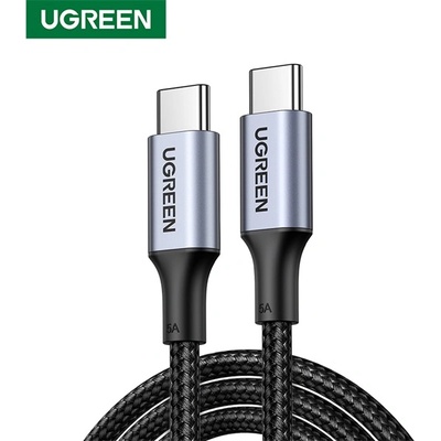 UGREEN Кабел USB 2.0 USB-C към USB-C, PD, 100W, 5A, M/M, 3 m, черен 90120 (90120)