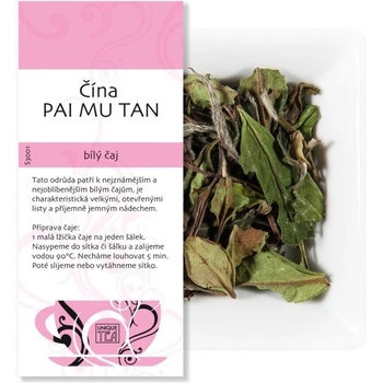 Unique Tea Čaj Čína PAI MU TAN Bílý čaj 50 g