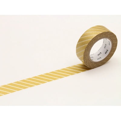 MT masking tape geometrická stripe gold