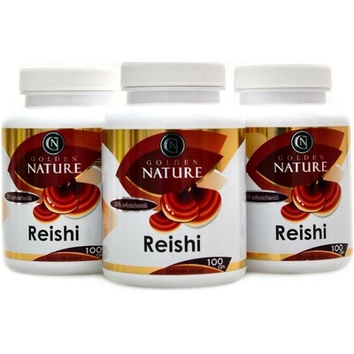 Golden Nature Reishi 30% polysacharidů 300 kapsúl