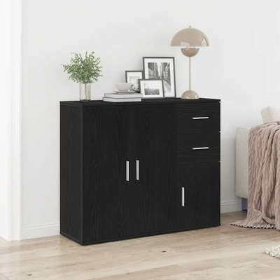 vidaXL 11461.862003 příborník dub 91 x 29,5 x 75 cm, konstrukční dřevo