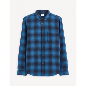 Celio Синя мъжка карирана риза Celio Fabuche Celio | Sin | МЪЖЕ | S