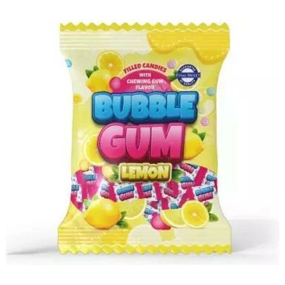FinalSweet filled candies bubble gum lemon 65 g