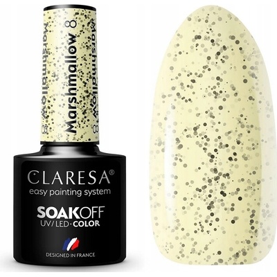 Hybridní lak barevný lak Claresa Marshmallow 8 5 ml