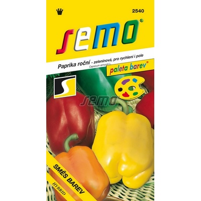 Semo Paprika roční Směs barev zeleninová F1