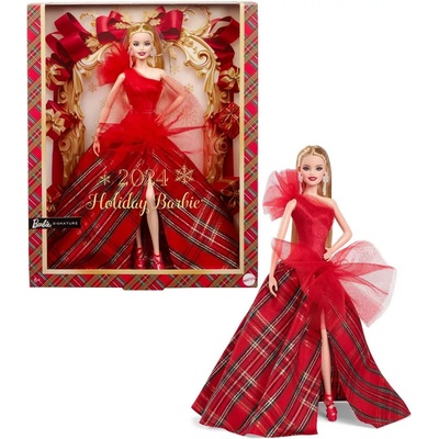 Mattel Barbie Signature Vianočná blondínka 2024 HRM61