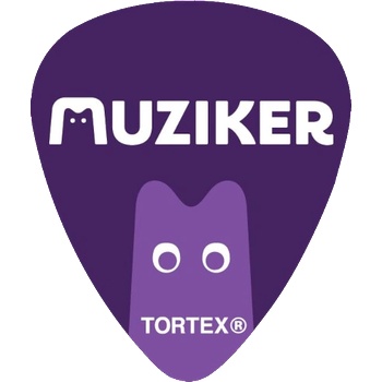 Muziker Merch Tortex Standard Перце за китара (438.C.73 WHT PRPL)