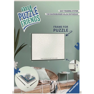 Ravensburger Rám na puzzle čierny 49 x 36 cm