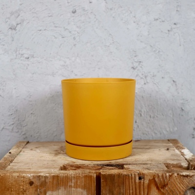 PROSPERPLAST Kvetináč TUBO P 17,8cm hořčicový