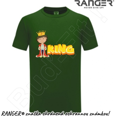 Ranger tričko motív King zelená